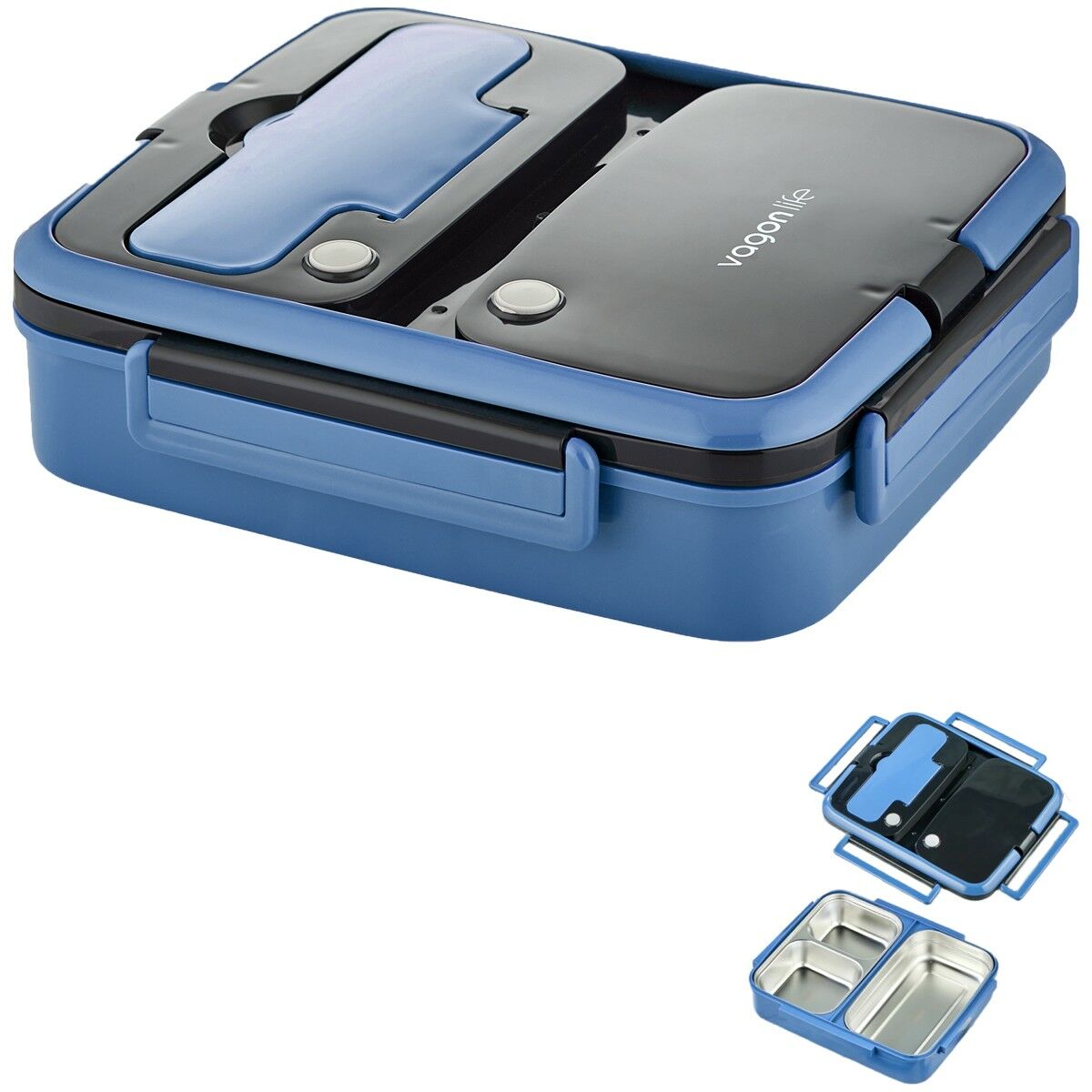 VAGONLİFE 1000 ML LUNCHBOX Bl10164 Mavi Rengi
