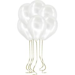 Metalik Balon Beyaz