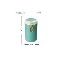 Vagon Çelik Lunch Box 750 Ml Açık Yeşil
