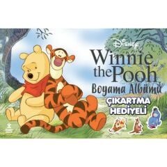 Disney Winnie The Pooh Çıkartma Hediyeli Boyama Albümü