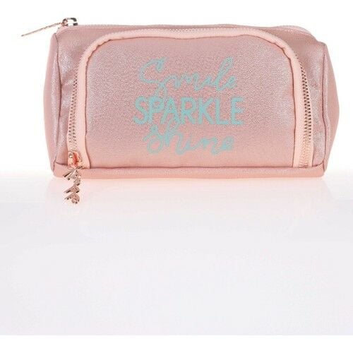 Kaukko Sparkle Plump Kalem Çantası (somon)k2306