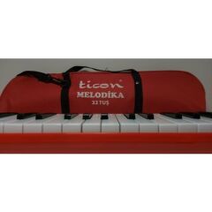 Ticon 32 k Melodika Yumuşak Çantalı Kırmızı
