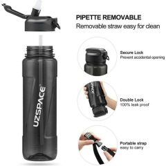 Vagon Uzspace 6057  Trıtan / Pipetli  Siyah