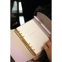 Mekanizmalı Defter A6+, Ivory 80 Gram, 96 Yaprak,