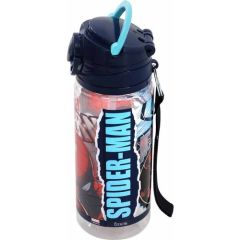 Spıderman Plastik Matara 500ml Torn W2