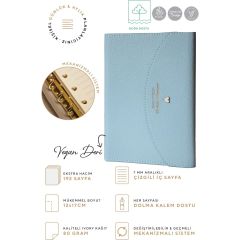 Mekanizmalı Defter A6+, Ivory 80 Gram, 96 Yaprak,