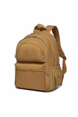 Smart Bags Büyük Boy Sırt Çantası Krinkıl Kumaş 1215 Taba