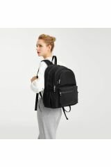 Smart Bags Büyük Boy Sırt Çantası Krinkıl Kumaş 1215 Taba