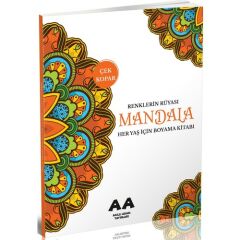 Mandala Her Yaş İçin Boyama .