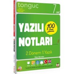 Tonguç Akademi 7. Sınıf Yazılı Notları 2. Dönem 1. Yazılı