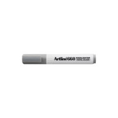 Artline 660 Fosforlu Kalem Pastel Kesik Uç Gri