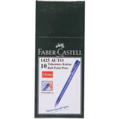 Faber-Castell 1425 Auto Tükenmez Mavi 10'lu Kutu