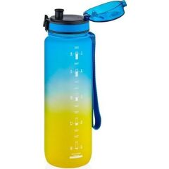 Uzspace Tritan Su Matarası 800ml Mavi Sarı