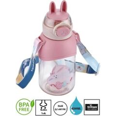 Vagonlife Pipetli Su Matarası 650 Ml Asortili Pembe