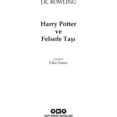 Harry Potter - Felsefe Taşı 1