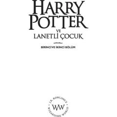 Harry Potter Ve Lanetli Çocuk