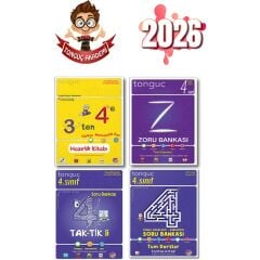 3 Ten 4 E Hazırlık Kitabı+ 4. Sınıf Zoru Bankası+ 4. Sınıf Taktikli S.b.+ 4. Sınıf Vide Anlatımlı Etkinkli S.b.