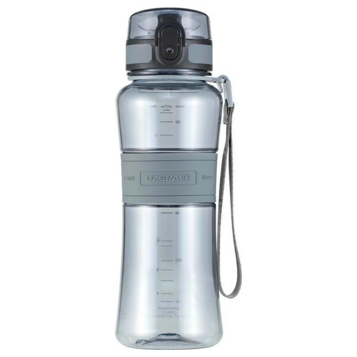 Uzspace 5026 Tritan Matara Gri 550 Ml.