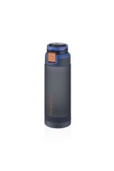 DILLER Kilitli Kapak Taşıma Askılı Lacivert Spor Matarası 790 ml