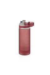 Kilitli Kapak Taşıma Askılı Kırmızı Spor Matarası 790 ml
