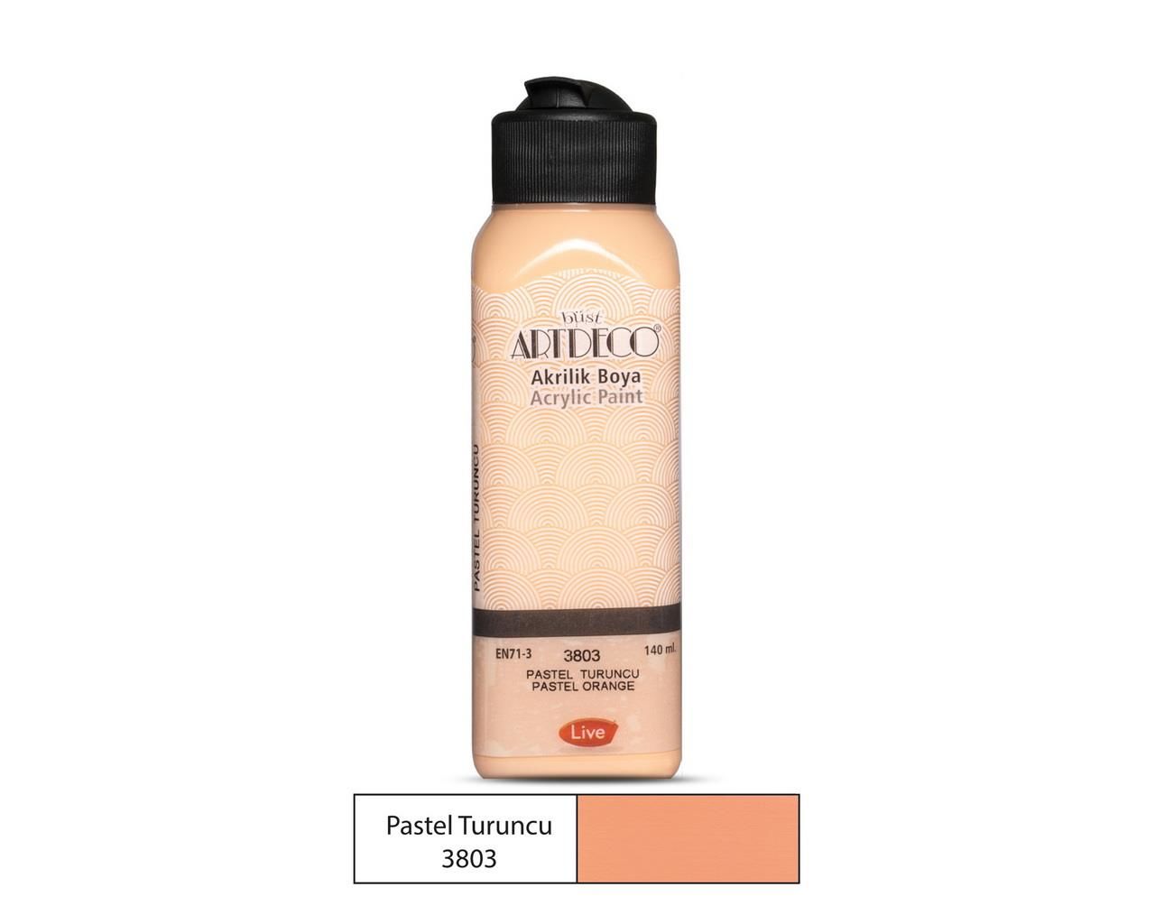 Artdeco Akrilik Boya 140 Ml Pastel Turuncu