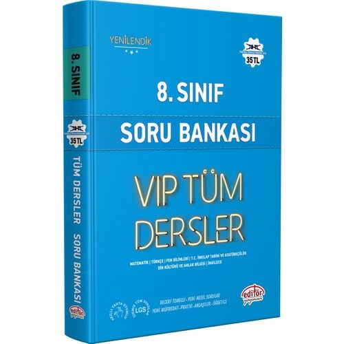Editör 8 Vip Tüm Dersler K.A.S.B.
