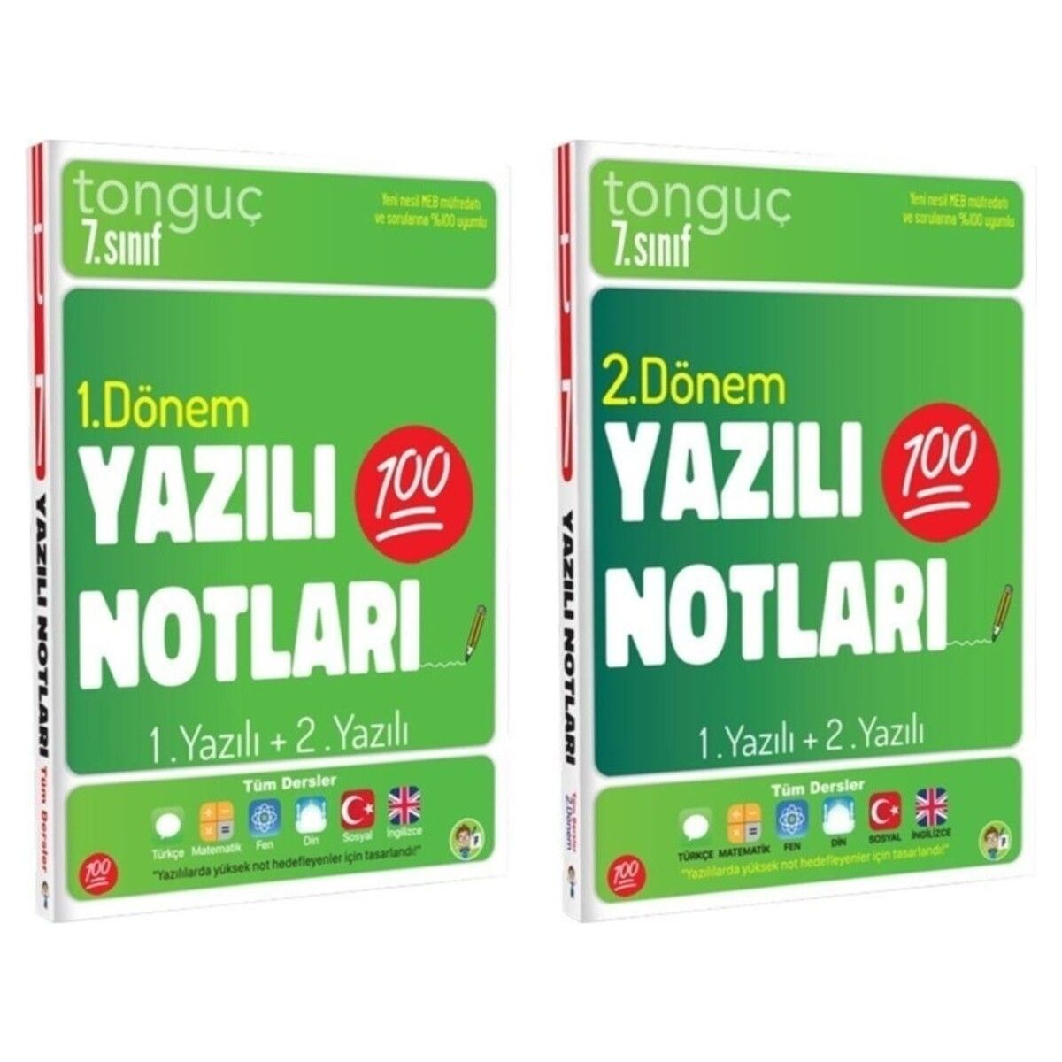 7. Sınıf Yazılı Notları 1. Dönem ve 2. Dönem 1 ve 2. Yazılı