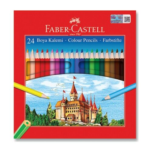 Faber Castell 24 Renk Kuru Boya