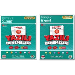 Tonguç 5. Sınıf Yazılı Denemeleri 2. Dönem 1 ve 2. Yazılı+2. Dönem 1 ve 2. Yazılı Notları
