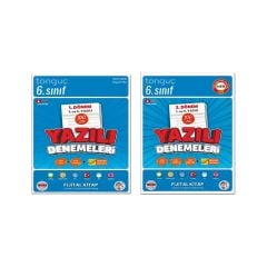 6. Sınıf Yazılı Denemeleri 1. Dönem - 2. Dönem 1 ve 2. Yazılı 2 Kitap