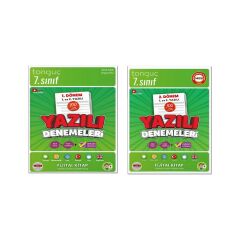 7. Sınıf Yazılı Denemeleri 1. Dönem - 2. Dönem 1 ve 2. Yazılı 2 Kitap