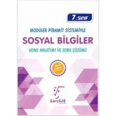7. Sınıf Sosyal Bilgiler MPS Konu Anlatımı ve Soru Çözümü Karekök Yayınları