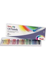 Pentel Yağlı Pastel 25 Renk
