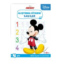 Disney Eğitsel Çıkartmalı Mickey Alıştırma Kitabım