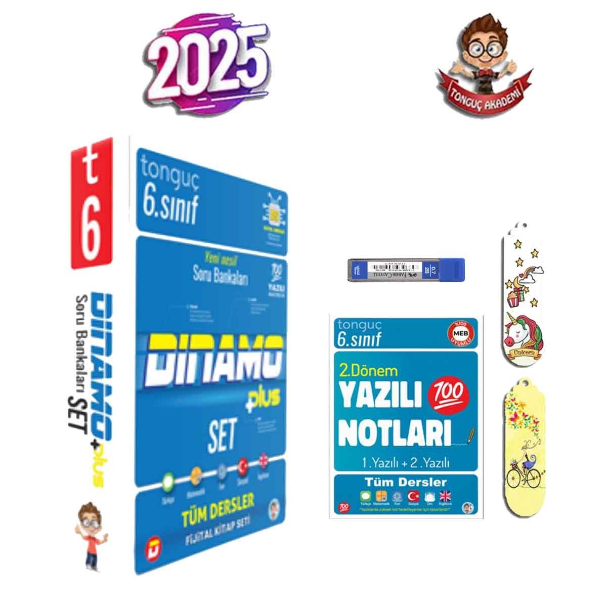 6. Sınıf Yazılı Notları 2. Dönem 1 ve 2. Yazılı ve 6. Sınıf Dinamo Tüm Dersler Soru Bankası Set