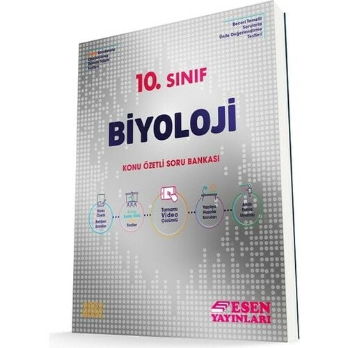 Esen Yayınları 10.Sınıf Biyoloji Konu Özetli Soru Bankası