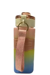 Taros SHUİYİNZİ 550 ML TİRİTAN MATARA GÖKKUŞAĞI GEÇİŞLİ STCKER + AKSESUARLI