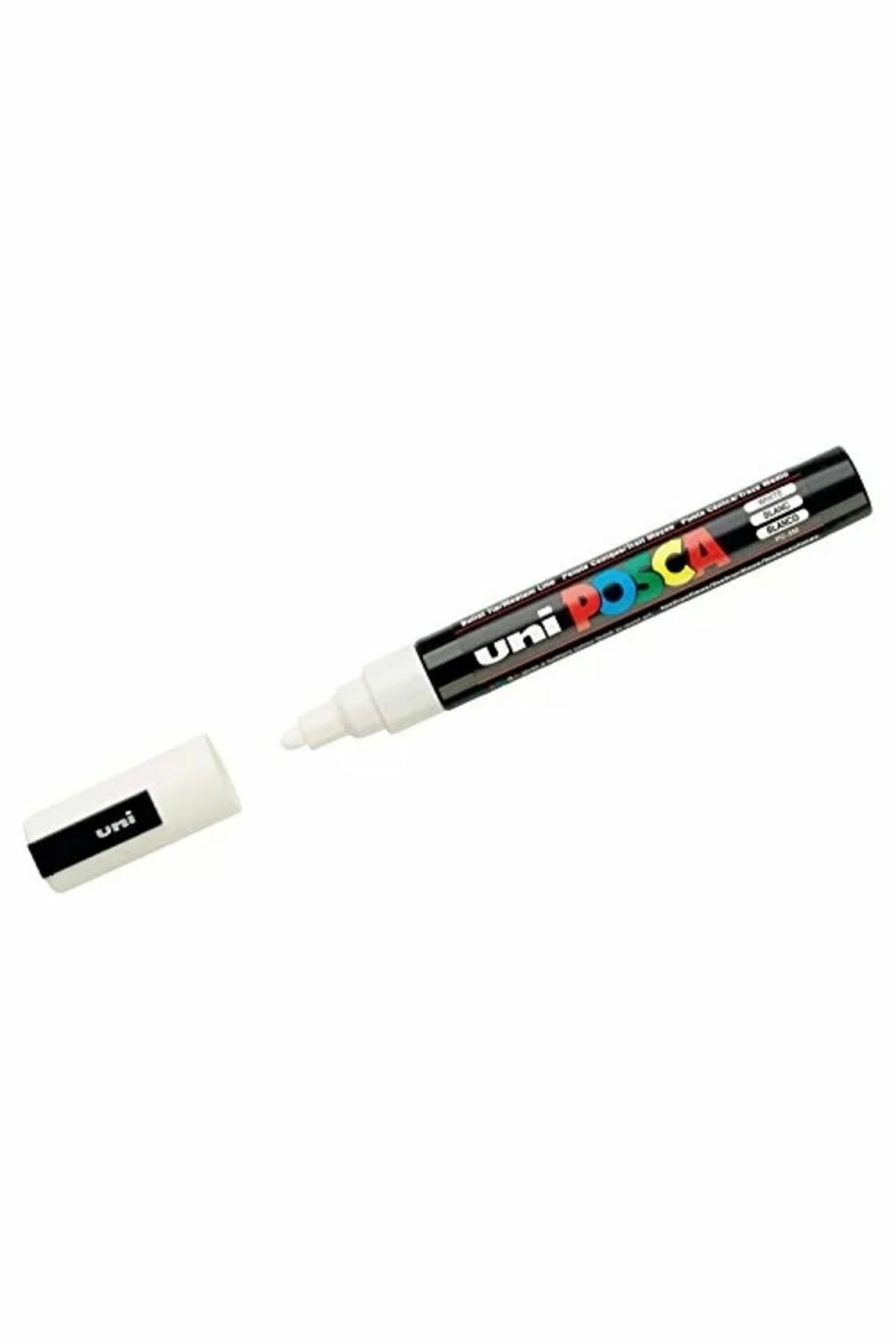 Uni-Ball Markör Boyama Posca Su Bazlı Poster 1.8-2.5 MM Beyaz PC-5M