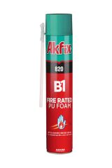 Akfix 820 B1 Poliüretan Köpük Yangına Dayanıklı 750 ml.