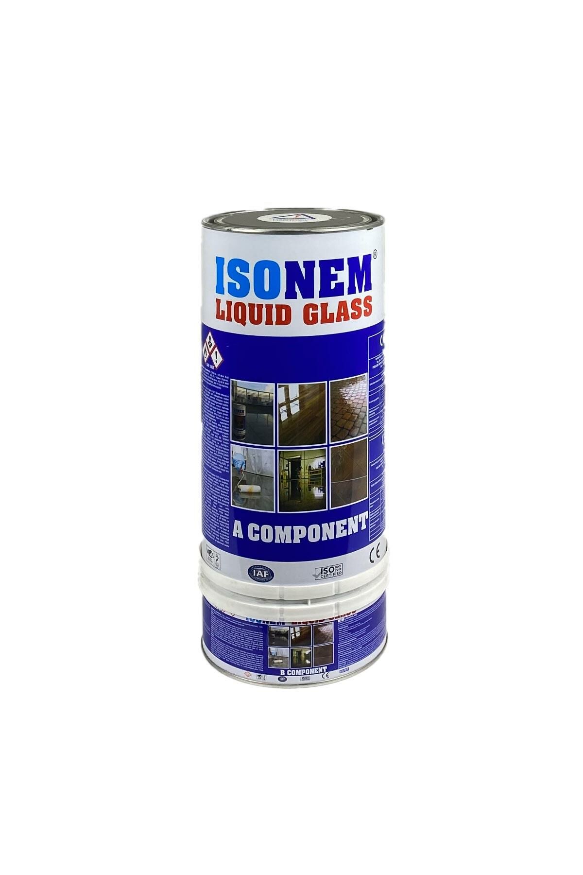 Isonem Liquid Glass Sıvı Cam 4 Kg A-B Bileşen