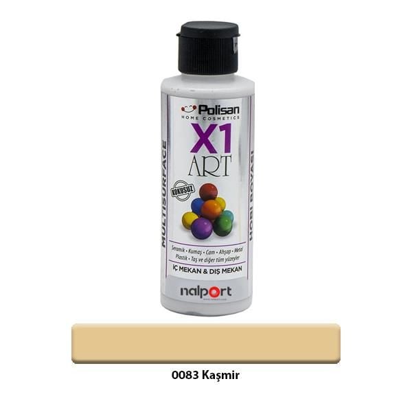 Polisan X1 Art Multisurface Hobi Boyası Kaşmir 120 ml.