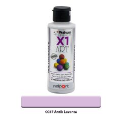 Polisan X1 Art Multisurface Hobi Boyası Antik Lavanta 120 ml.