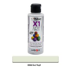 Polisan X1 Art Multisurface Hobi Boyası İnci Yeşil 120 ml.