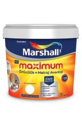 Marshall Maximum Silikonlu İpek Mat İç Cephe Boyası 15 Lt 1. Grup