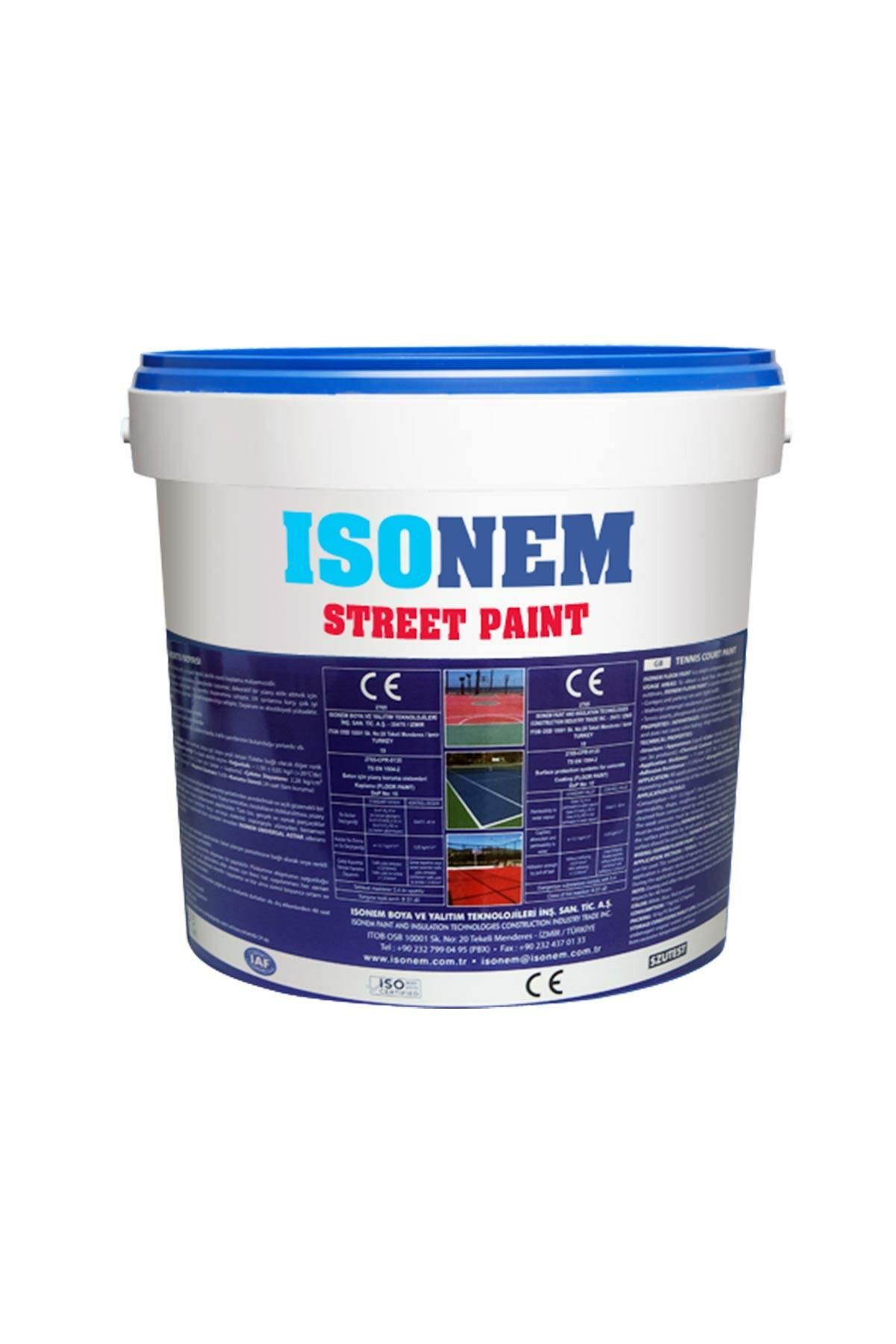 Isonem Street Paint Su Bazlı Zemin Kaplaması 18 Kg.