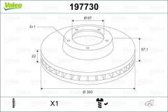 Valeo 197730 Fren Diski (Arka) (X1) Mercedes C-Serisi