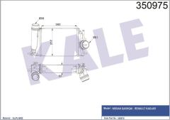 Kale 350975 Intercooler Qashqaı 1.6 14-