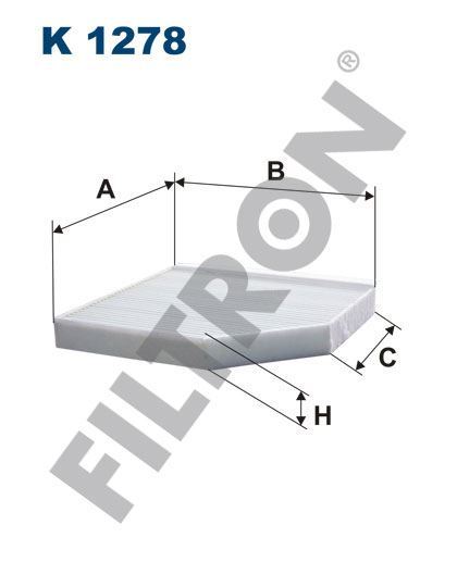 Filtron K1278 Kabin Filtresi Audı A5 Cabrio (8T-8F) 2.0 Tfsı 180H