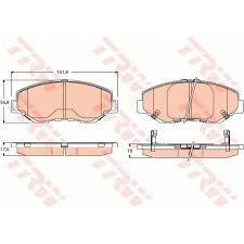 Trw Gdb3627 Fren Balatası Ön Crv Iı 01-06