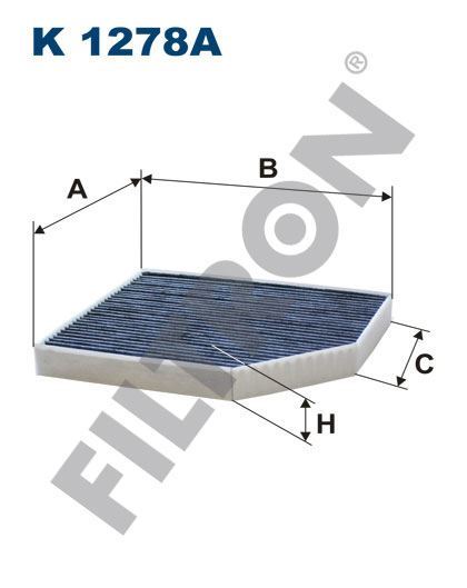 Filtron K1278A Polen Filtresi Audı A4 07=-A5 08=- Q5 08=- 1.8Tfsı